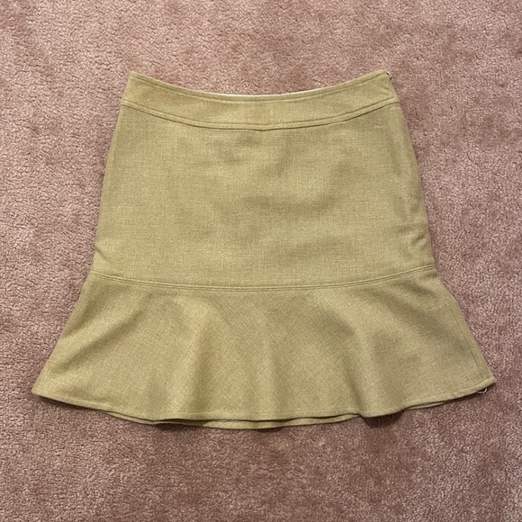 Women's GAP Camel Wool Skirt, Y2K, Quiet Luxury, size 4 - Picture 1 of 9